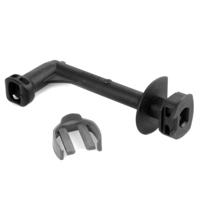 Отвод высокого давления длинный с фиксат